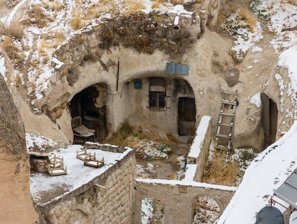 Complexo de cavernas, Selime, Ilhara Valley, Turquia — Fotografia de Stock