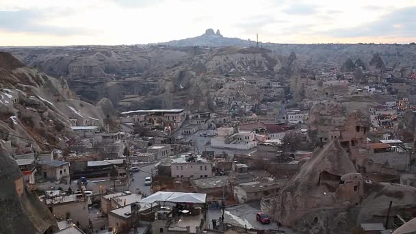 Cappadocië Fairy schoorstenen landschap — Stockvideo
