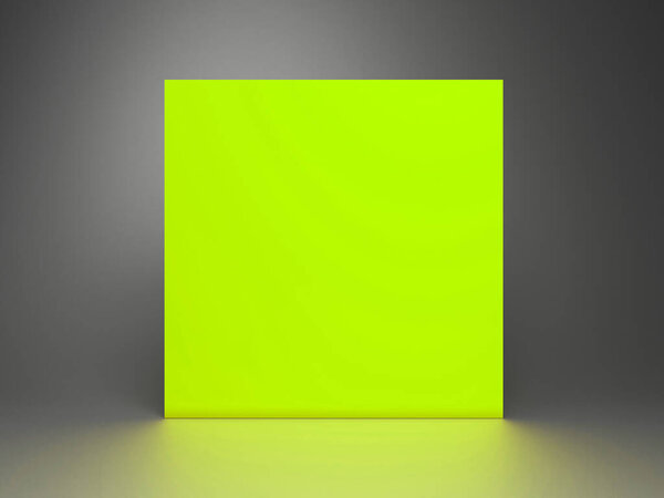 neon green background, scene, neon green color mood tone, fluorescent. 3d rendering wallpaper studio set
