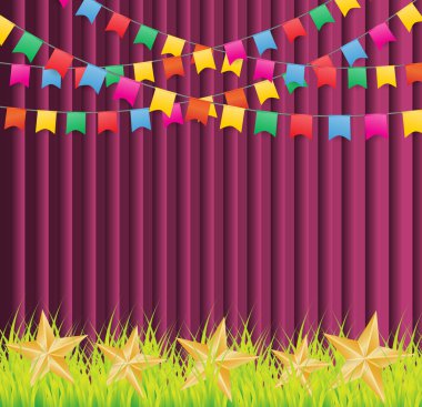 Festival pembe arka plan.