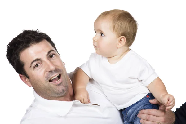 Dad with baby — Stock Photo, Image