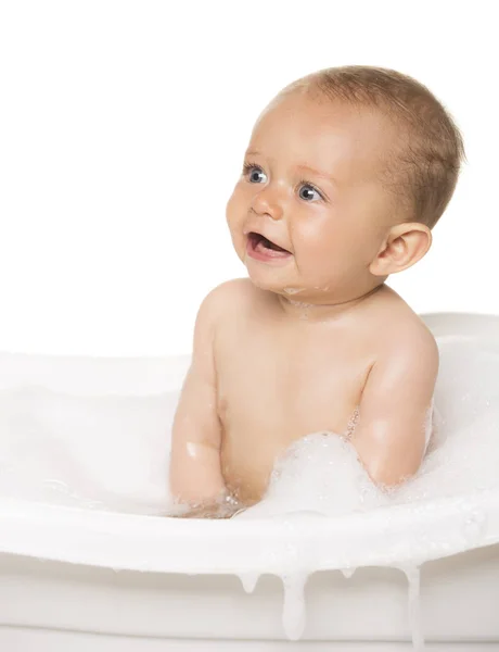 Cute baby bath — Stock Photo, Image