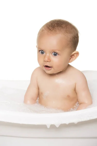 Şirin Bebek banyo — Stok fotoğraf