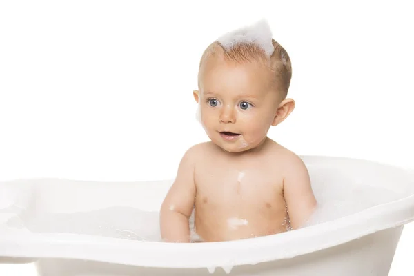 Cute baby bath — Stock Photo, Image