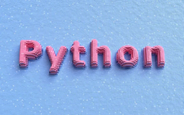 Lenguaje Programación Python Concepto Desarrollo Fondo Codificación Renderizado Coloreado Imagen de stock