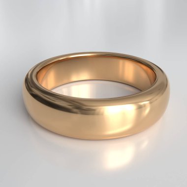 Altın yüzük. Alyans şablonu