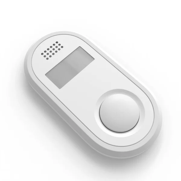 Boş alet maketi. Bir düğme şablonlu aygıt. Basit bir telefon. Acil durum düğmesi. 3d hazırlayıcı