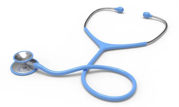 Fonoendoskop beyaza izole edildi. Tıbbi steteskop. Doktor ekipmanı.