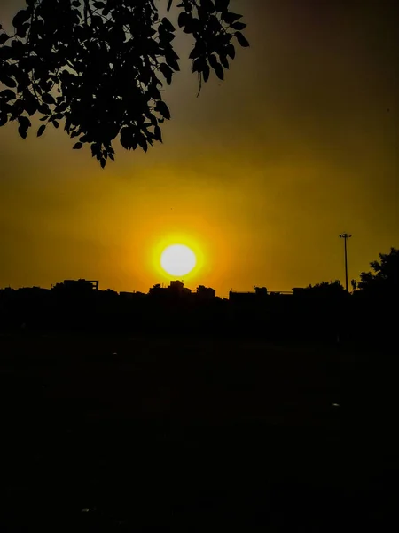 Μια Εικόνα Του Ηλιοβασιλέματος — Φωτογραφία Αρχείου