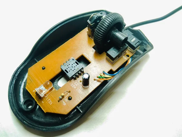 Picture Broken Computer Mouse — Stock Photo, Image
