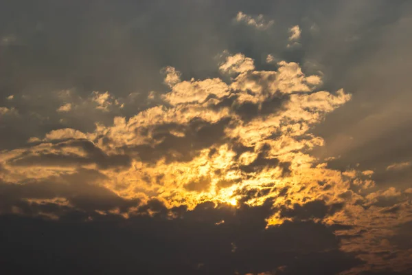 Uma Imagem Pôr Sol — Fotografia de Stock