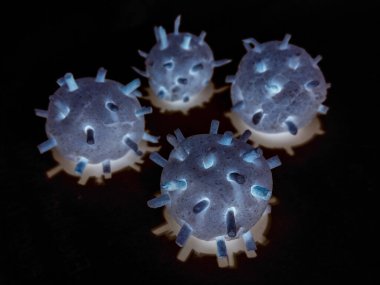 Corona virüsünün bir resmi