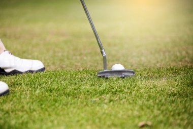 Fairway demir ile Golf yaklaşım vurdu