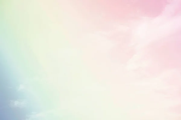 Sky Clouds Pastel Tones Colorful Natural Background Graphic Design Wallpaper — Stock Photo, Image