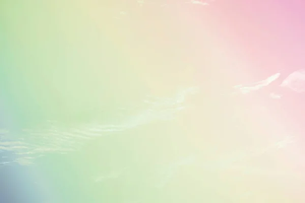 Himmel Och Moln Pastellfärger Färgglad Naturlig Bakgrund För Grafisk Design — Stockfoto