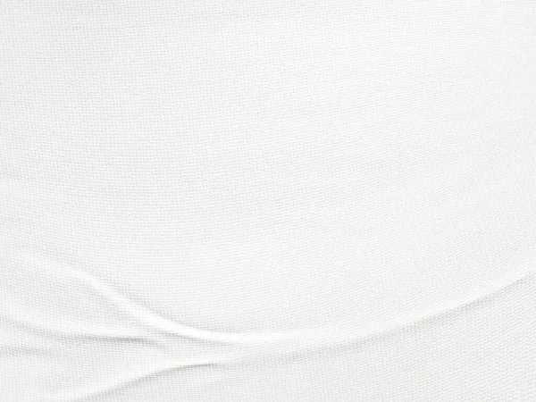 Soft White Wrinkled Fabric Background Graphic Design Wallpaper — Stock Photo, Image