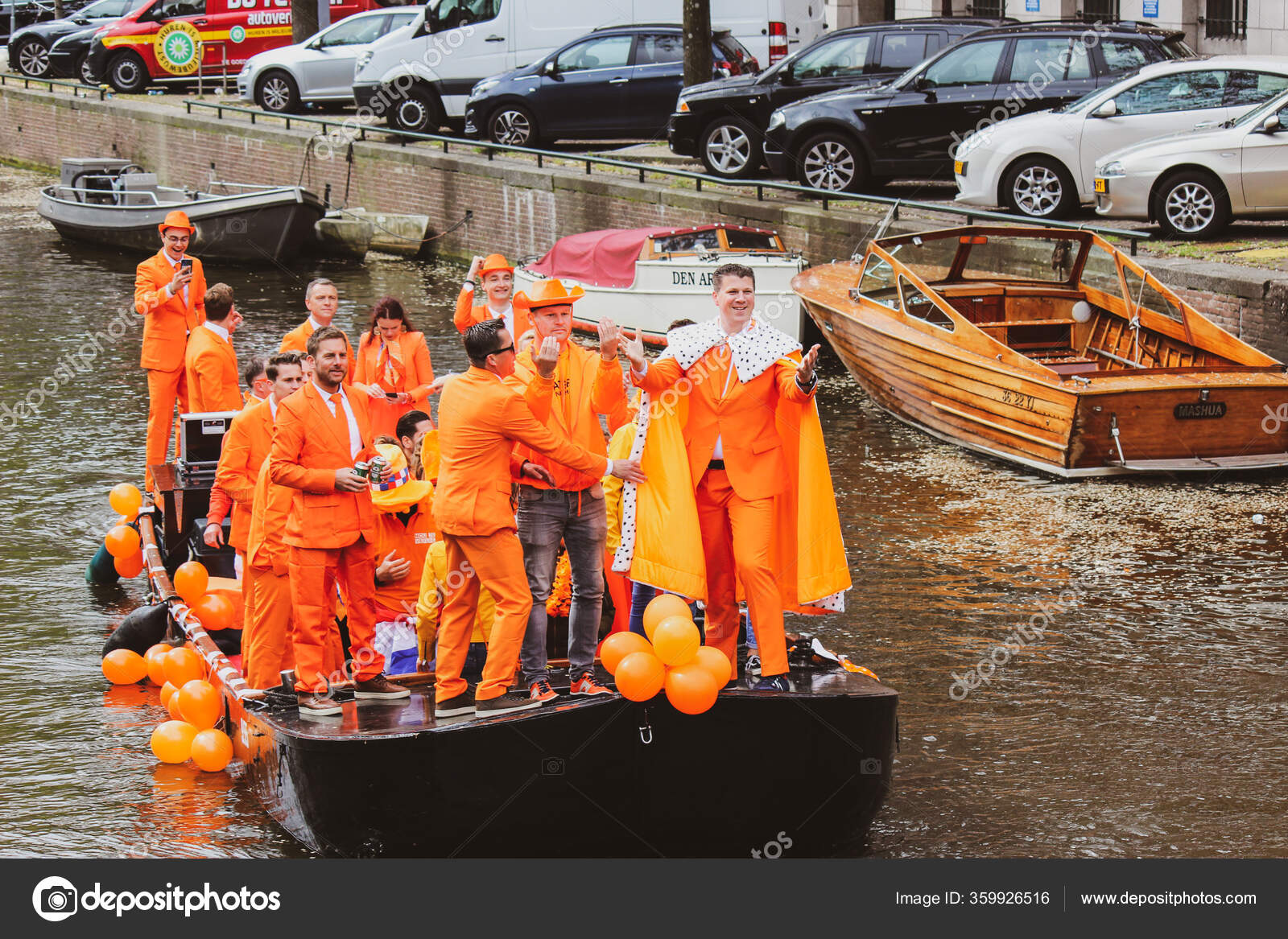 Celebrating King's Day In The Netherlands (Koningsdag)