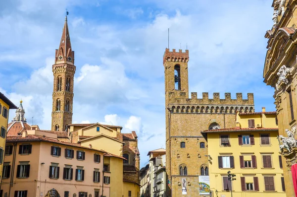 Florencia Toscana Italia Marzo 2018 Torre Badia Fiorentina Museo Nacional — Foto de Stock