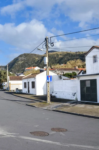 Mosteiros Açores Portugal Janeiro 2020 Vista Tradicional Aldeia Portuguesa Nas — Fotografia de Stock