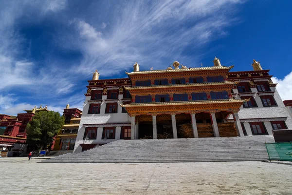 Beautiful view of the Lama temple in China — Stock Photo, Image
