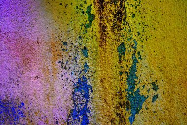 Closeup eski yıpranmış Peeling duvar doku