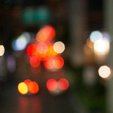 Rating bokeh arka plan bulanık gecesi