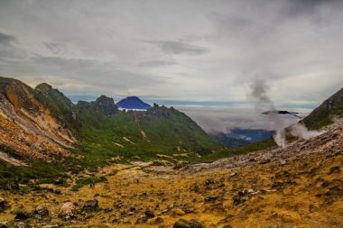 Sibayak Dağı'ndan görünüm, Medan, Endonezya