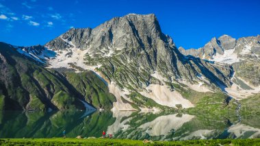 Sonamarg, Kaşmir devlet, Hindistan, güzel dağ manzarası