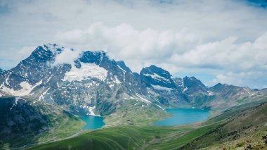 Sonamarg, Kaşmir devlet, Hindistan, güzel dağ manzarası