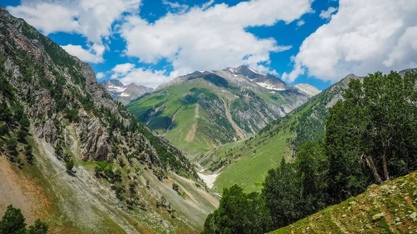 Krásná horská krajina Sonamarg, stát Kašmír, Indie — Stock fotografie