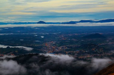 Sibayak Dağı'ndan görünüm, Medan, Endonezya