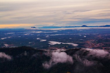 Sibayak Dağı'ndan görünüm, Medan, Endonezya