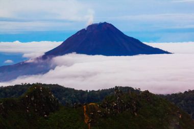 Sibayak Dağı'ndan görünüm, Medan, Endonezya