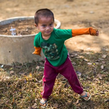 Kamphaengphet, Tayland - 08 Ocak 2014 tüm etnik grup Tayland'da çok kötü ama güzel kültür vardır