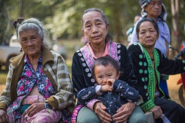 Kamphaengphet, Tayland - 01 Ocak 2014 tüm etnik grup Tayland'da çok kötü ama güzel kültür vardır