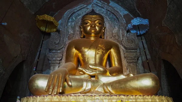 Estatua Buda Pagoda Bagan Myanmar —  Fotos de Stock