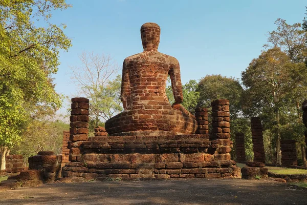 Templo Provincia Kamphaeng Phet Las Ruinas Del Templo Real Centro — Foto de Stock