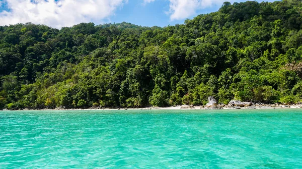 Mare Dell Isola Tropicale Isola Surin Thailandia — Foto Stock