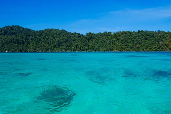 Mar Isla Tropical Isla Surin Tailandia — Foto de Stock