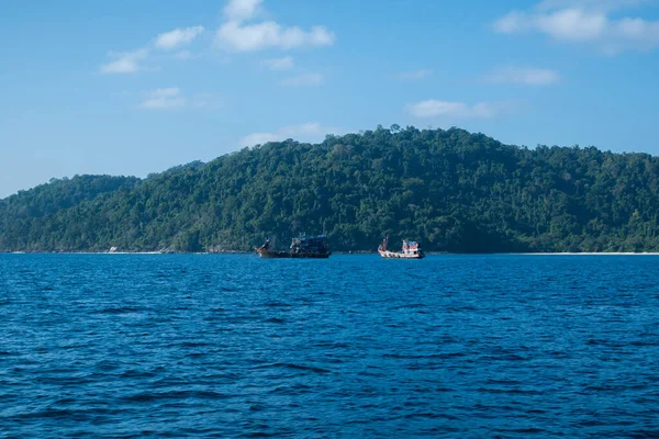 Barco Pesca Tailandés Phangnga Bay Tailandia — Foto de Stock