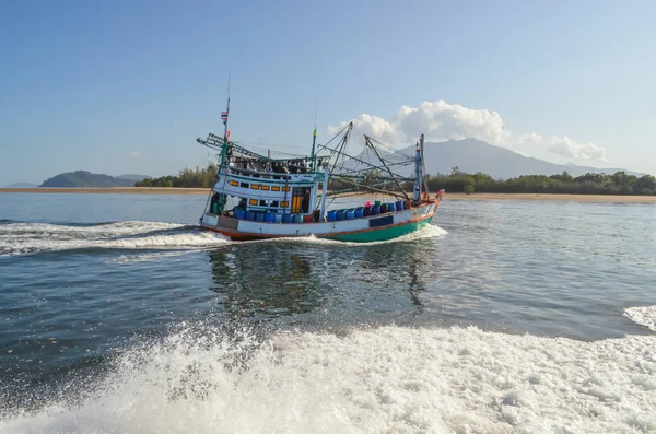 Barco Pesca Tailandés Phangnga Bay Tailandia — Foto de Stock