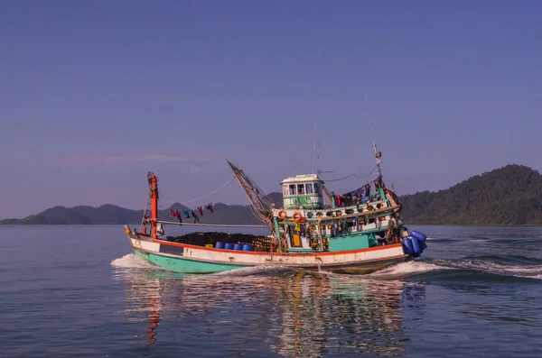 Barco Pesca Tailandés Phangnga Bay Tailandia — Foto de Stock