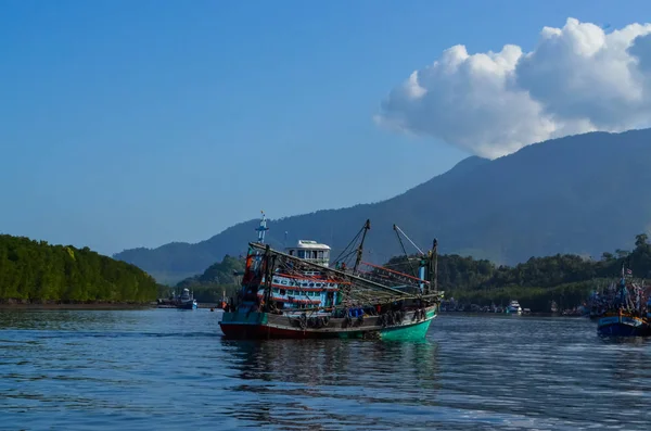 Thailändisches Fischerboot Der Phangnga Bay Thailand — Stockfoto