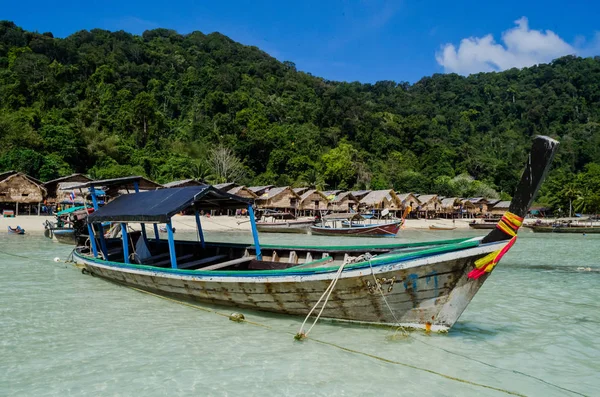 Ilhas Surin Phang Nga Tailândia Janeiro 2016 Vista Panorâmica Aldeia — Fotografia de Stock