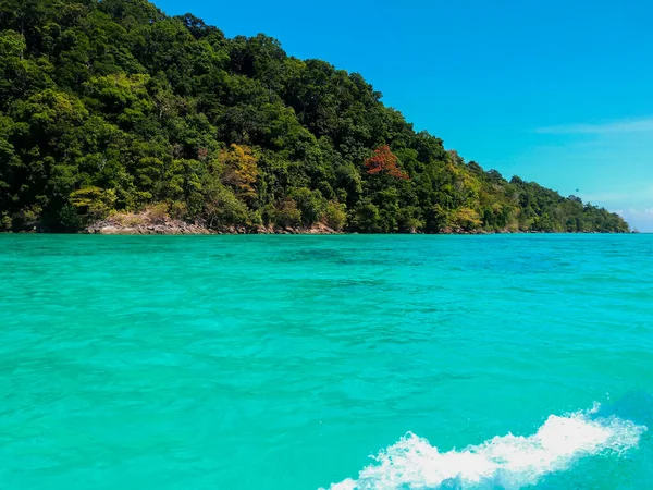 Playa Mar Tropical Isla Surin Provincia Phang Nga Tailandia — Foto de Stock