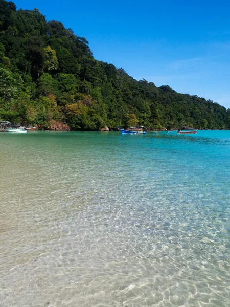 Plaża Tropikalne Morze Surin Island Prowincja Phang Nga Tajlandia — Zdjęcie stockowe