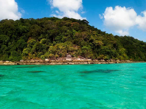 Strand Und Tropisches Meer Surin Island Provinz Phang Nga Thailand — Stockfoto