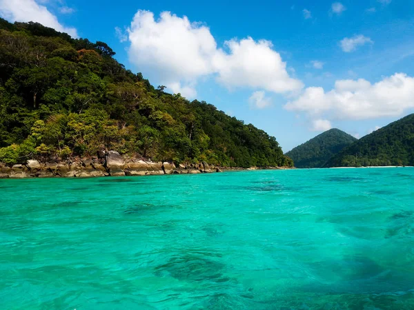 Spiaggia Mare Tropicale Surin Island Provincia Phang Nga Thailandia — Foto Stock