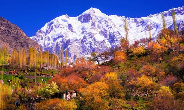 Autumn Season Hunza Valley Pakistan — Stock Photo, Image