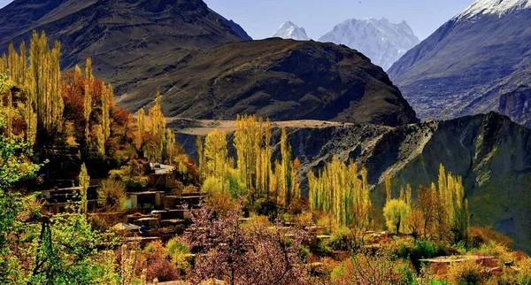 Autumn Season Hunza Valley Pakistan — Stock Photo, Image